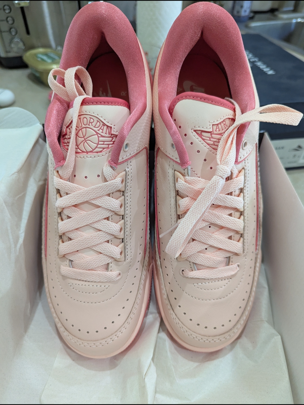 Nike Air Jordan 2 Retro Sneakers in a Pink Wash BNWT In Box